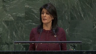 U.S. Ambassador Haley SLAMS U.N. Vote - We Will Remember This Day