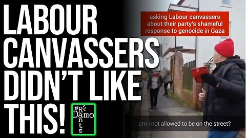Hilarious vid shows the fate that awaits Labour door knockers on Gaza!