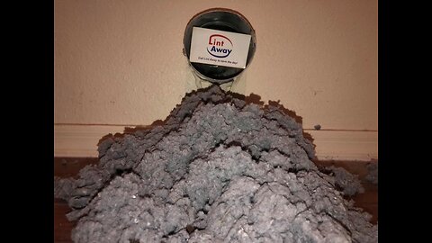 HOME HAD A LINT DRYER FIRE!!! ASMR/ODDLY SATISFYING DRYER VENT CLEANING