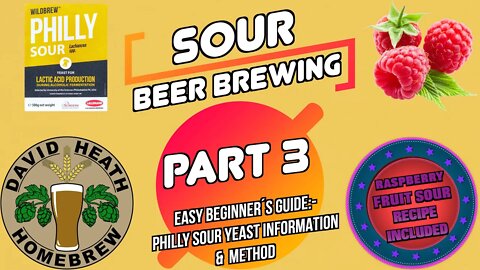 Philly Sour Yeast Info & Souring Method 🍻 Sour Beer Brewing Part 3 RaspBerry Sour