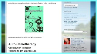 Autohemotherapy by Doctor Luiz Moura