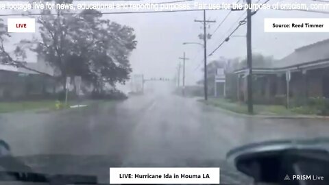 LIVE: Hurricane Ida in Houma LA