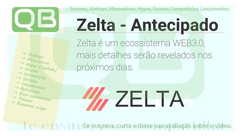 Dica - Zelta Exchange - Acesso antecipado