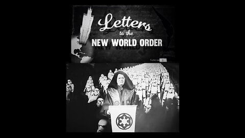A BRILLIANT LETTER TO THE NEW WORLD ORDER #FUCKtheNAZIworldORDER