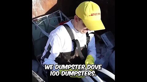 #Mrbeast Searched 100 Dumpsters, Here's What he Found