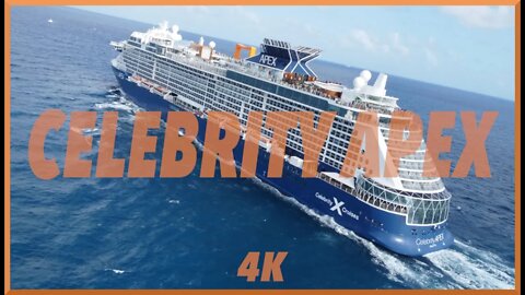 Celebrity Apex Departs Port Everglades - 4K