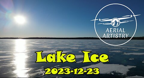 Aerial Artistry - Lake Ice 2023-12-23