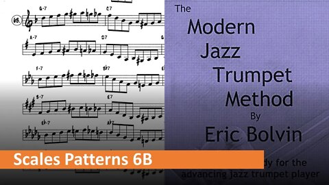 The Modern Jazz Trumpet Method - [Scale Patterns] 6B (Major II-V-I)
