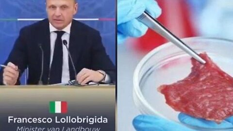 🇮🇹ITALY SAYS NO TO BILL GATES & SYNTHETIC MEAT HAVING RECOGNISED THE HEALTH RISKS