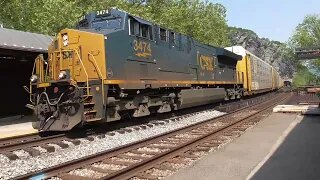 CSX M217 AutoRack Train From Harpers Ferry, West Virginia May 11, 2023