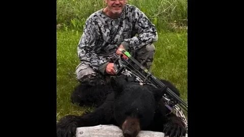 If it cries it dies... Bow hunt for a booner bear in Manitoba