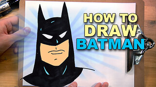 How To Draw BATMAN • Draw With Charles Web Series