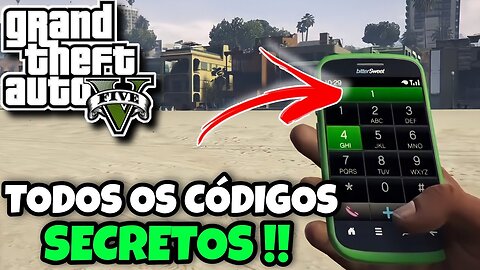 GTA 5 - TODOS OS CÓDIGOS SECRETOS !!!