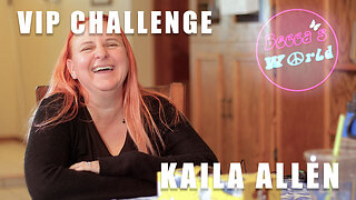 Kaila's VIP (Visually Impaired Person) Challenge