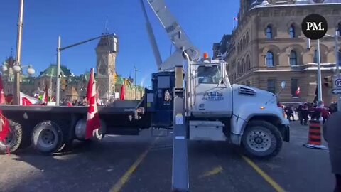 Freedom Convoy Of Truckers In Ottawa