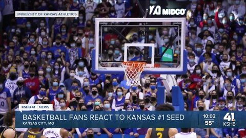 KU named No. 1 seed in Midwest on Selection Sunday