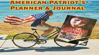 American Patriot's Planner & Journal, Beautiful, 53 weeks organizer, Two monthly planners, Un-dated.