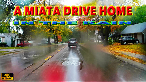 A Miata Drive Home In The Rain - October 25th, 2023