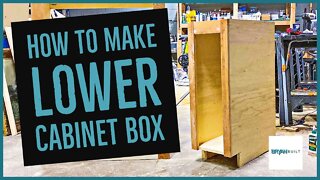 How To Build Bottom Cabinet Box | Plywood Cabinets