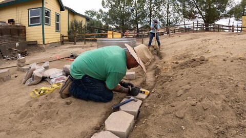 Starting the retaining wall-Introduction to new fur babies-Work never stops on the farm