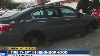Tire thieves strike again in Western New York