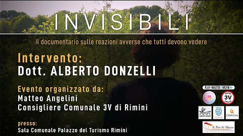 3V RIMINI - Proiezione Invisibili, intervento Dott. Donzelli