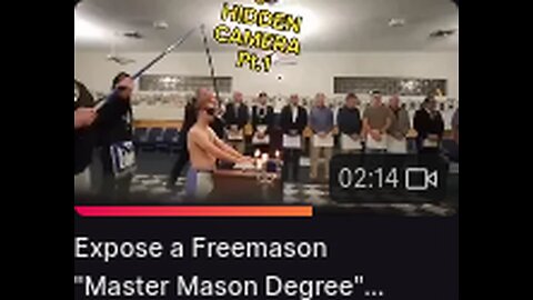 Expose a Freemason "Master Mason Degree