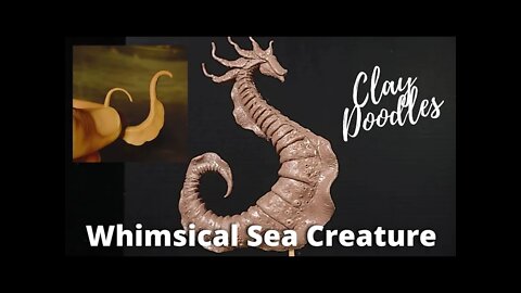 Whimsical Sea Creature Sculpture | Clay Doodle Projects