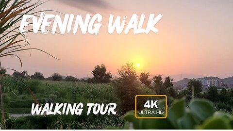 Evening Walk | Walking Tour | Village | 4K Ultra HD