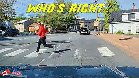 ROAD RAGE BETWEEN DRIVER AND PEDESTRIAN