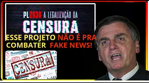 Legalização da censura querem nos calar!