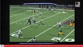 HS Football Ref Rips The Helmet Off A Player's Head in The Middle Of A Play