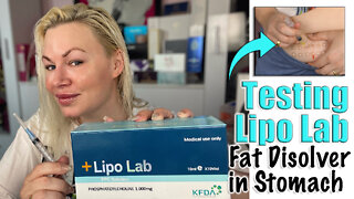 Testing Lipo Lab Fat Dissolver in Stomach from AceCosm.com | Code Jessica10 Saves you Money!