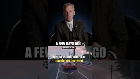 Jordan Peterson would rather die than delete a tweet after suspension