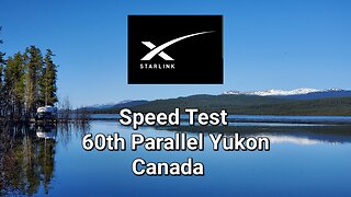 Starlink speed Test | 60th parallel | Canada | Yukon | British Columbia #starlink #travel #spacex