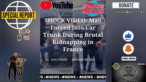 Shock Video: Man Forced Into Car Trunk During Brutal Kidnapping In France & More... #VishusTv 📺