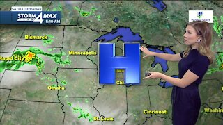 Cloudy, quiet day Friday