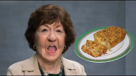 Senator Susan Collins Drops New Video and a Pound of Clam-Loaf