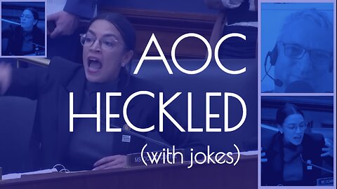 AOC HECKLED (w jokes) | comedy skit