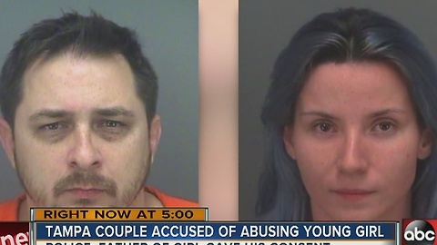 Tampa couple charged with sexually abusing 7-year-old child