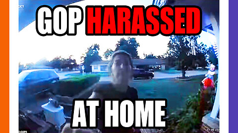 Liberal Harasses GOP Man At His Own Home