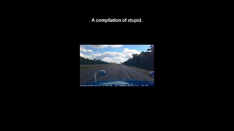 A compilation of stupid driving