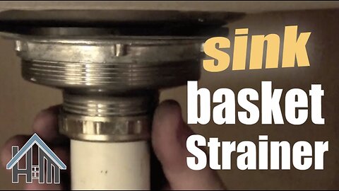 How to replace basket strainer, kitchen sink drain. Easy! Home Mender.