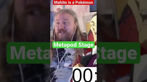 Mahito is a Pokémon Currently in his Metapod evolution #anime #manga #pokemon #jujutsukaisen