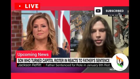Live News || Convicted US Capitol rioter's son says he 'absolutely' agrees with father's sentence