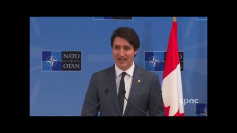 Trudeau talks about getting the world not just off Russian oil and gas, but decarbonizing our energ