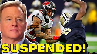Buccaneers WR MIKE EVANS SUSPENDED by NFL for Fight with Marshon Lattimore in Bucs Saints Game!