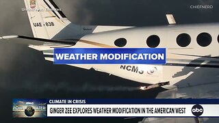 Media told us Chemtrails & Weather Modification was FAKE, now they say it's a Good Thing! 🌧️✈️