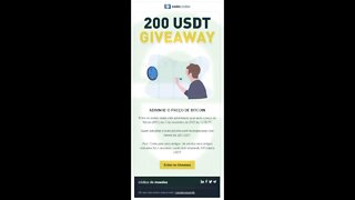 Finalizado - Airdrop - Adivinhe o BTC dia 03/11/2020 e ganhe 200 doletas