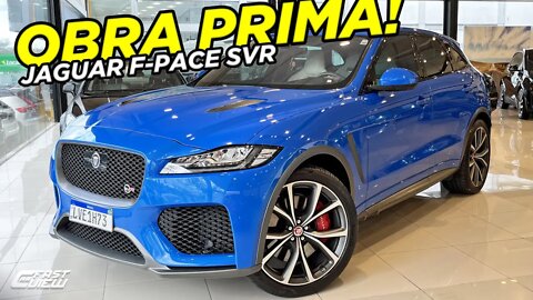 ESSE É O SUV MAIS INSANO DA JAGUAR! JAGUAR F-PACE SVR COM MOTOR V8 SUPERCHARGED FAZ ESQUECER ALEMÃO!